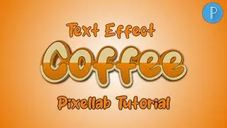 How to make coffee text - Pixellab Tutorials - Tech Pencil