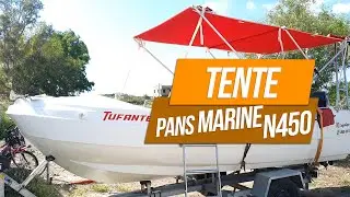 Pan's Marine N450 Ayrıntılı Tente Montajı &Ouml;l&ccedil;&uuml;lendirme