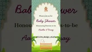 Baby Shower Invitation | Digital Invite | Custom Invitation #babyshower #momtobe #digitalinvitation