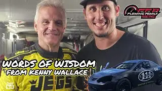 Kenny Wallace gives 