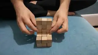 The Soma cube -how to make chair  (soma k&uuml;p&uuml; sandalye yapımı)