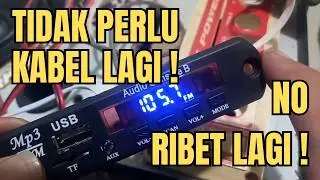 DIY‼️PASANG MODUL MP3 BLUETOOTH ANTI NOISE !