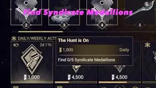 Syndicate Medallions Guide | Warframe | The Glassmaker