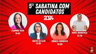 5ª Sabatina Carrancast - Isadora Nega, Nalva da Ilha, Mônica Cordeiro e Juneo Mendonça