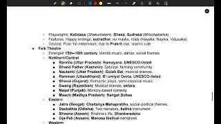 Art and Culture L-&nbsp;8 |Indian Folk Music, Theatre, and Cinema | UPSC CSE |PSC |Quick