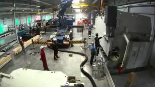 Assembly of a PPEB-H Tandem Press Brake