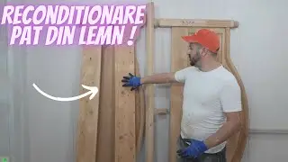 (EP15) Reconditionare pat de lemn ! Reconditionare Mobila veche !