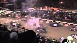 Simcoe Fair Williams Cup Demolition Derby Feature Heat