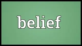 Belief Meaning