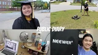 VLOG: GRADUATION WEEK, USING DERMOPLAST WAXING,  CLEAN WITH ME, AND GUASHA FT. NEEWER
