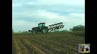 CASE IH MAXXUM MX110 AND GREGOIRE-BESSON PLOUGH