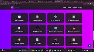 QR Code Generator Website Using HTML, CSS, JS