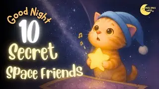 10 SLEEPY SPACE FRIENDS: Cosmic Adventure 🚀Counting Sleep Story | Kids Sleep Meditation