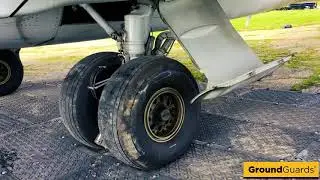 Temporary aircraft parking and storage