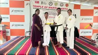 Karate belt exam @ Shanthiniketana school  