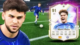 91 FUTURE STARS ACADEMY ICON EVOLUTION MARC GUIU PLAYER REVIEW | FC 25 ULTIMATE TEAM