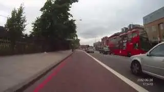 Watch out if you ride a motorcycle in a London Bus Lane