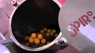 Canted Flight Screw Conveyor demonstration on Spirotech Group Ltd stand at BULKEX 2015