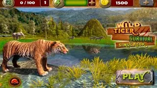 🐅👍Wild Tiger Survival Simulator-Симулятор выживания диких тигров- Vital Games Production-Android