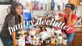 my friends small and cluttered pantry gets decluttered and organized | DECLUTTER WITH FRIENDS