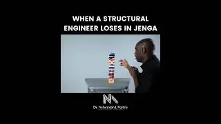 Structural Engineer & @STEMedia Founder, Dr. Nehemiah Mabry plays Jenga #Shorts
