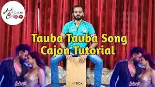 Tauba Tauba Song Cajon Tutorial Hiren Creations | Clapbox Tutorial | Bad Newz #taubatauba #badnewz