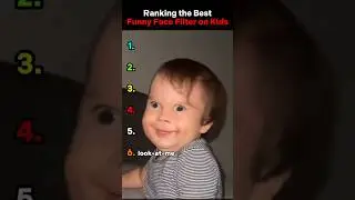 Ranking the Best Funny Face Filter on Kids
