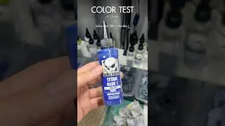 COLOR TEST_SC Titan Blue 1 #gundam #airbrush #bandai #hobby