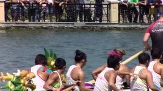 2014 IDBF Dragon Boat WC Fuzhou Hong Kong M&W after 2km 1