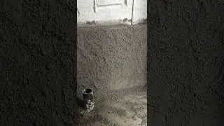 Bathroom ridge wall plastering work#plaster #plaster_work #civil
