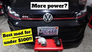 CTS Turbo Inlet Install On The MK7 GTI! More turbo sound?!?