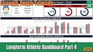 Google Sheets Longterm Dashboard for Athletes | Part 4 | Converting to Scaled Scores