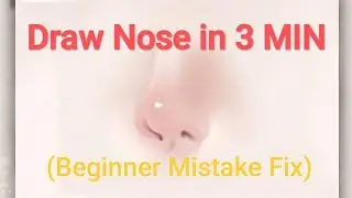 How to draw Nose | on ibispaintx #howtodraw #tutorial #nose #ibispaintx #art 