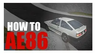 How to use the AE86 [ROBLOX Vehicle Simulator]