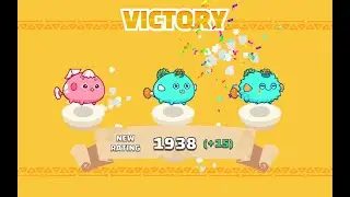 SEASON 19 AAB AXIE INFINITY ARENA GAMEPLAY | 1900 MMR DOUBLE ANEMONE