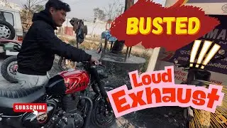 Police le Samatyo Mero Bike | Loud Exhaust Issue 🚨
