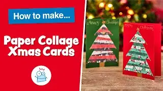 How To Make Paper Collage Xmas Cards | Baker Ross