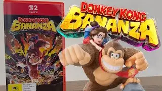 Unboxing Donkey Kong Bananza + Amiibo