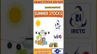 Summer stocks #sharemarket #shorts #nifty #youtubeshorts #sensex #viralshort #summer #trading #viral