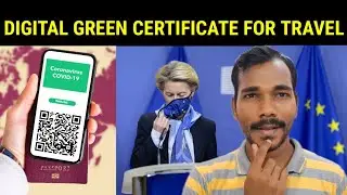 Digital Green Certificate For Travel | English | jeyansocial | Jeyan G | GJ |