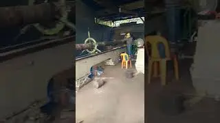 SHIP PROPELLER SHAFT REPAIR|34FT LONG|SEE HOW IT WORKS