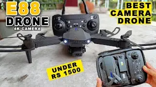 E88 Pro 4k Camera Drone Unboxing And Review - Low Cost Drone With Camera Under 1500