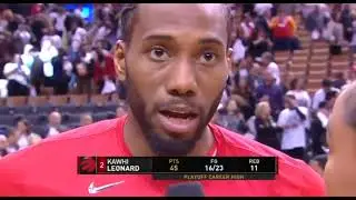 Kawhi Leonard Funny Interviews Compilation
