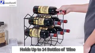 Countertop Wine Rack Review and Styling Tips