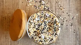 Everything but bagel Seasoning(turn on subtitles)