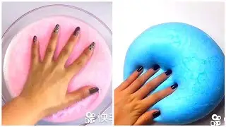 Satisfying Slime ASMR Videos #386 // Crunchy Slime Compilation // Fast Version // Slime ASMR //
