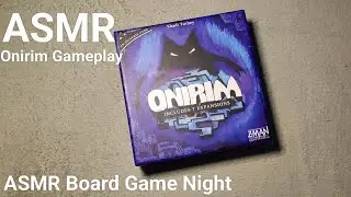 ASMR Onirim Gameplay || Solo Board Game Night