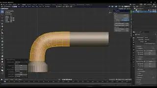 Bridge Edge Loops & дверная ручка & Blender 3D
