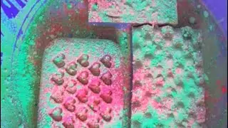NEON Explosion! Bright Squeeze with Chalk Dust & Ajax Glow 💚💛