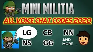 DA2💥MINI MILITIA🔥 | All Voice Chat🗯Codes Use in Mini Militia🔫